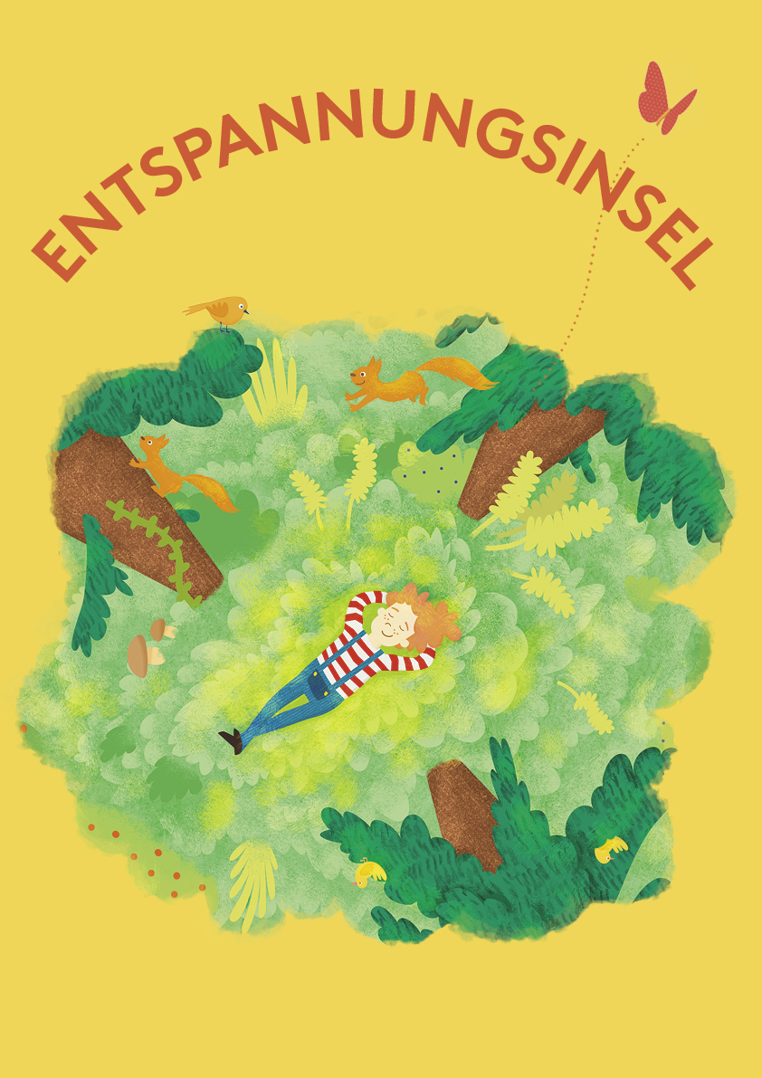 BINJA-Poster “Entspannungsinsel”